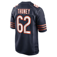 Chicago Bears Joe Thuney Navy jersey – view 4