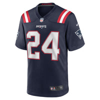 New England Patriots Dell Pettus Navy jersey – view 3