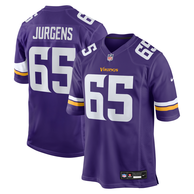 Minnesota Vikings Michael Jurgens Purple jersey – view 1