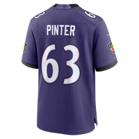 Baltimore Ravens Danny Pinter Nike Purple Team Game Jersey