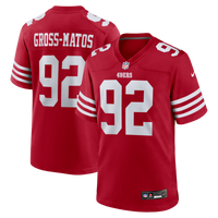 San Francisco 49ers Yetur Gross-Matos Scarlet jersey – view 1