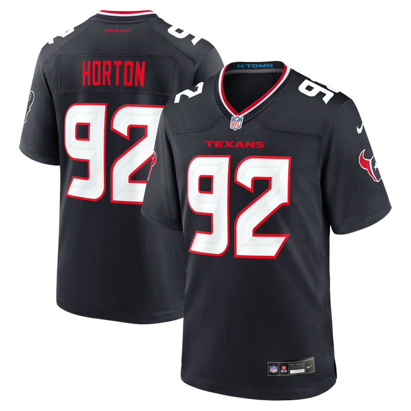 Houston Texans Dylan Horton Navy jersey – view 1