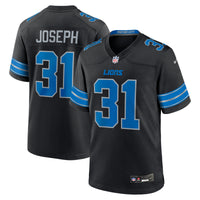 Detroit Lions Kerby Joseph Black jersey – view 1