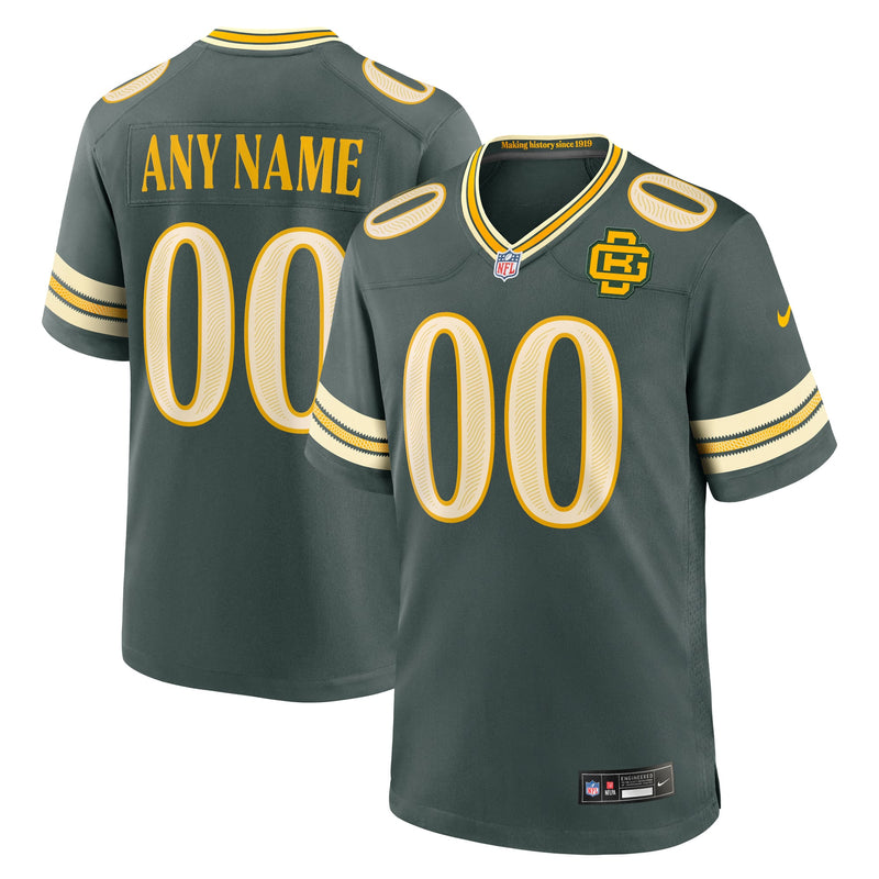 Green Bay Packers Nike Green 2026 Rivalries Collection Game Custom Jersey