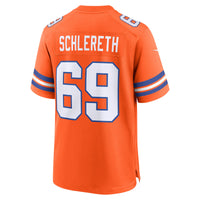 Denver Broncos Mark Schlereth Orange jersey – view 4