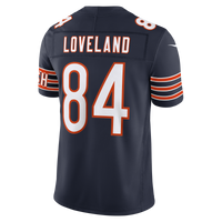 Chicago Bears Colston Loveland Nike Navy Team Vapor F.U.S.E. Printed Limited Jersey