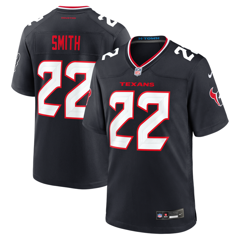Houston Texans Jaylin Smith Navy jersey – view 1