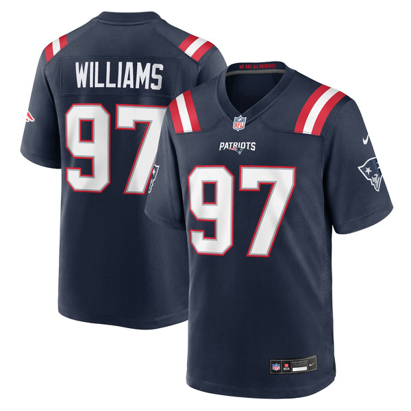 New England Patriots Milton Williams Nike Navy Team Game Jersey