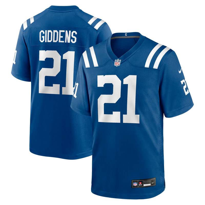 Indianapolis Colts DJ Giddens Royal jersey – view 1