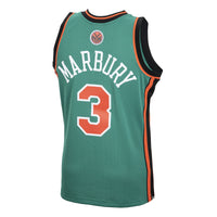 New York Knicks Mitchell & Ness Stephon Marbury 2006 Swingman Authentic Jersey - Kelly Green