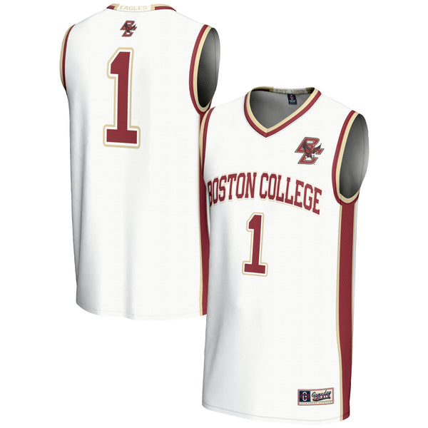 #1 Boston College Eagles GameDay Greats Lightweight Basketball Jersey - White