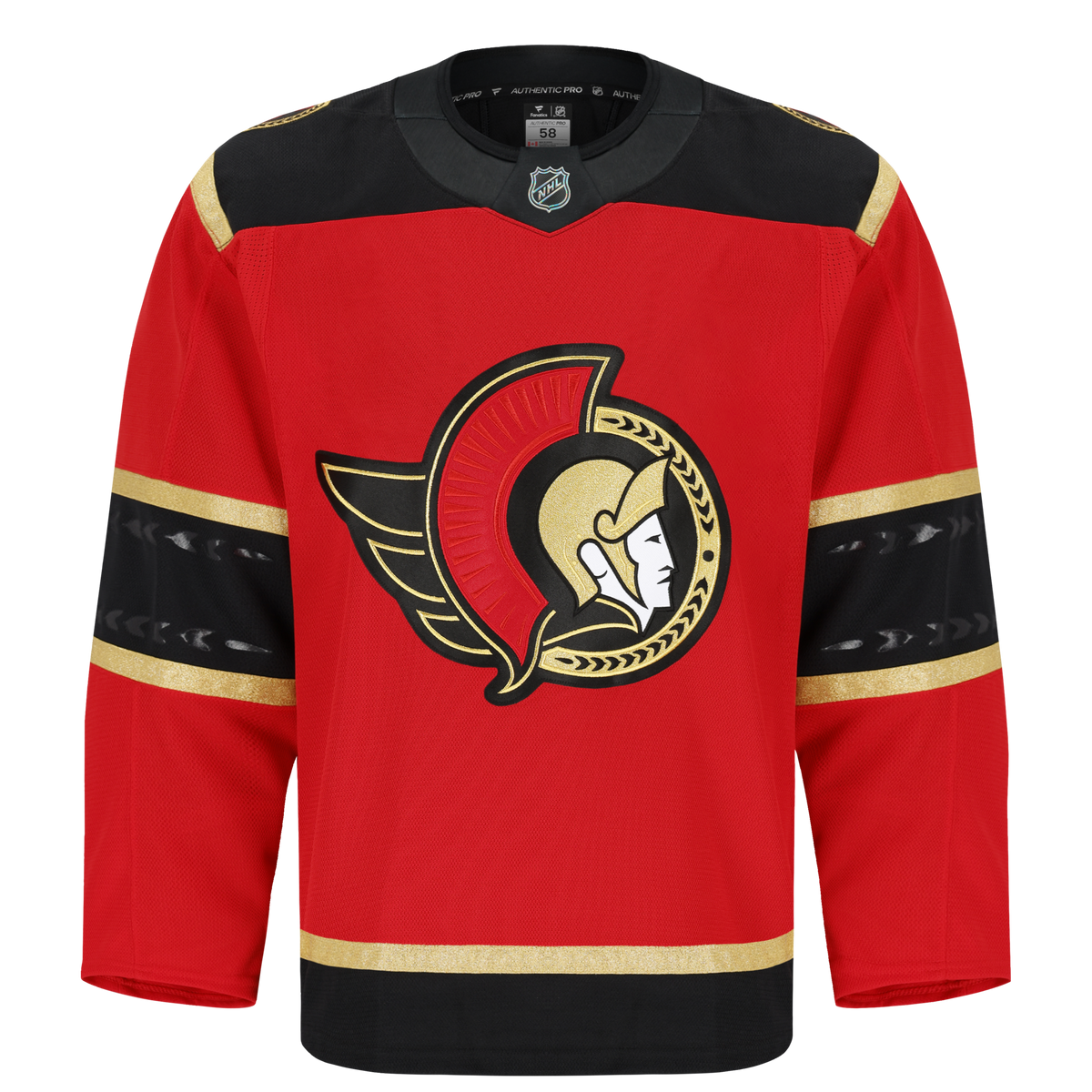 Ottawa Senators Fanatics Red Alternate Authentic Pro Jersey