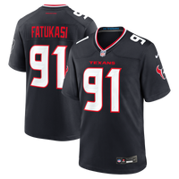 Houston Texans Folorunso Fatukasi Navy jersey – view 1
