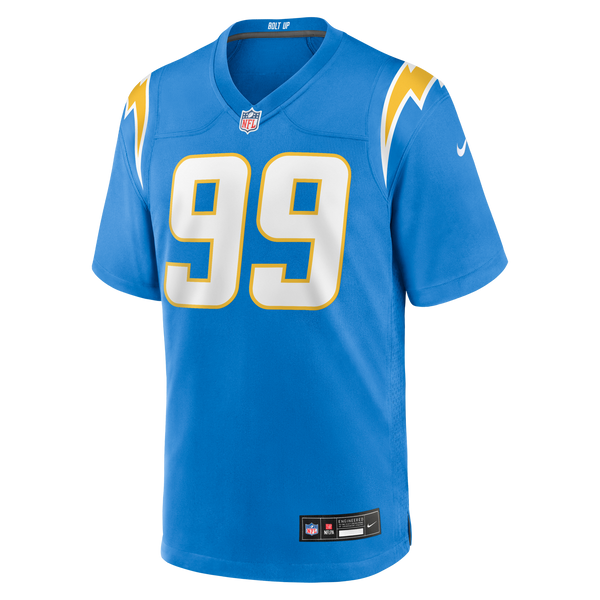 Los Angeles Chargers Jamaree Caldwell Nike Powder Blue Team Game Jersey