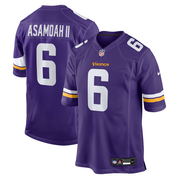 Minnesota Vikings Brian Asamoah II Nike Purple Game Jersey