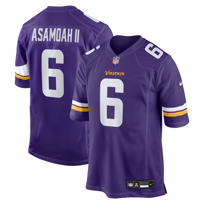 Minnesota Vikings Brian Asamoah II Purple jersey – view 1