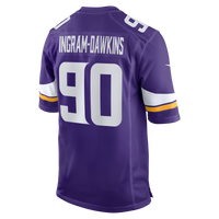 Minnesota Vikings Tyrion Ingram-Dawkins Purple jersey – view 3