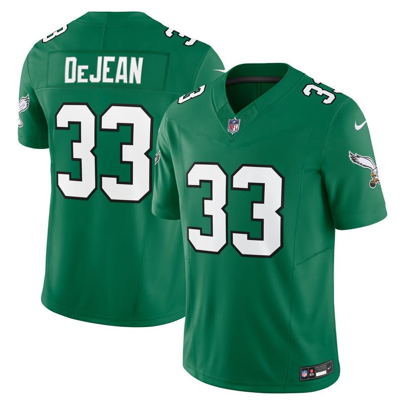 Philadelphia Eagles Cooper DeJean Kelly Green jersey – view 1