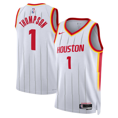 Houston Rockets Nike Replica Association Edition Swingman Jersey - White - Amen Thompson -