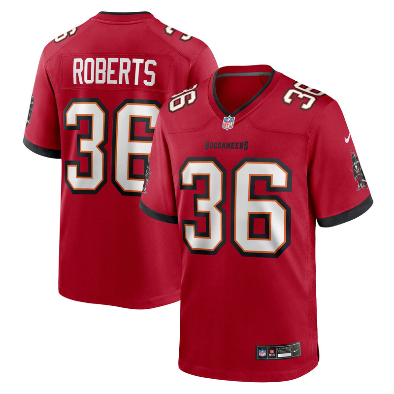 Tampa Bay Buccaneers JJ Roberts Red jersey – view 1