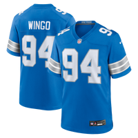 Detroit Lions Mekhi Wingo Blue jersey – view 1