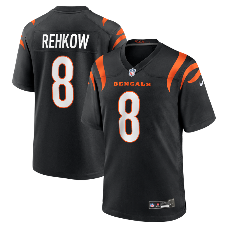 Cincinnati Bengals Ryan Rehkow Black jersey – view 1