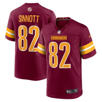 Washington Commanders Ben Sinnott Burgundy jersey – view 1