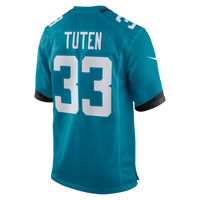 Jacksonville Jaguars Bhayshul Tuten Teal jersey – view 3