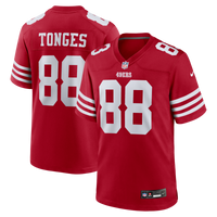 San Francisco 49ers Jake Tonges Scarlet jersey – view 1