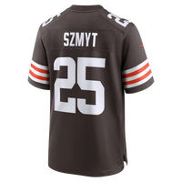 Cleveland Browns Andre Szmyt Brown jersey – view 3