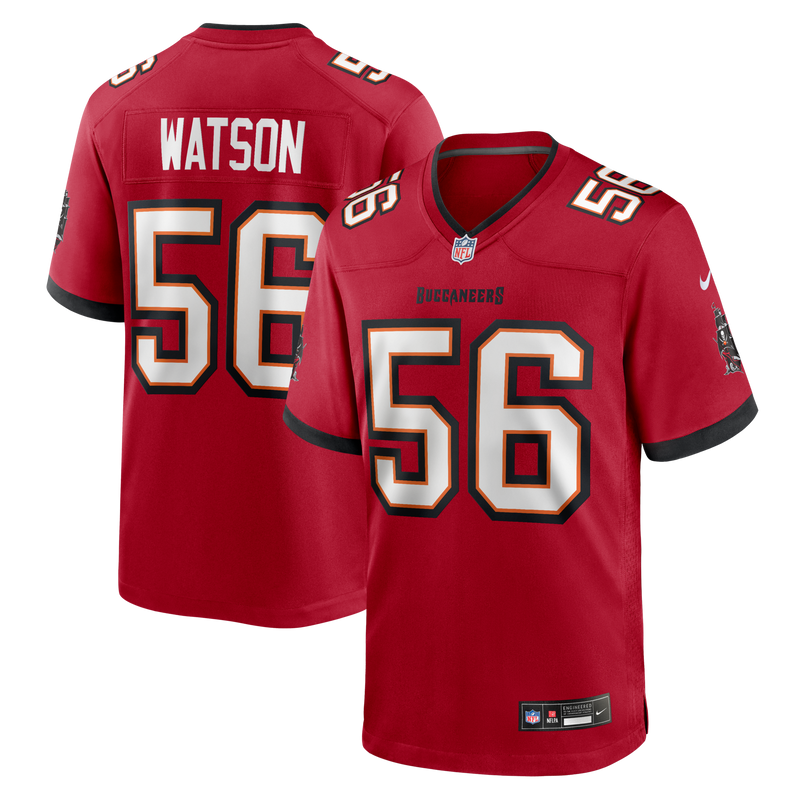 Tampa Bay Buccaneers Desmond Watson Red jersey – view 1