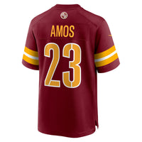 Washington Commanders Trey Amos Burgundy jersey – view 4
