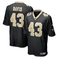 New Orleans Saints Michael Davis Black jersey – view 2