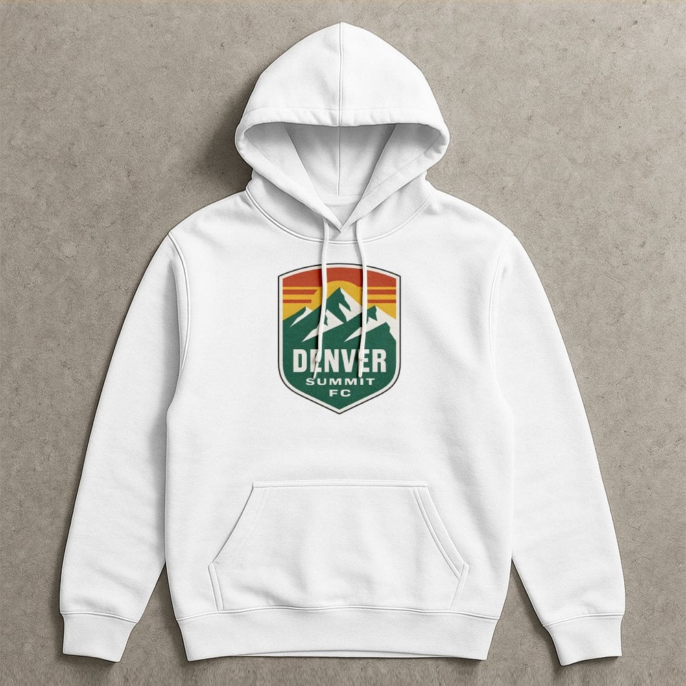Denver Colorado Hoodie | Retro Mountain Peak Graphic | Premium Cotton Blend | Gift for Hikers and Travel Lovers