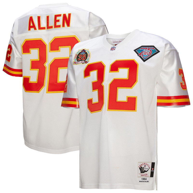 Kansas City Chiefs Marcus Allen White jersey – view 1