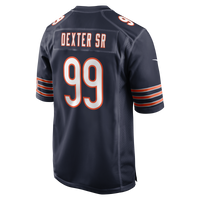 Chicago Bears Gervon Dexter Sr. Navy jersey – view 3