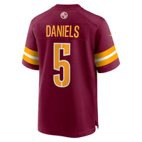 Washington Commanders Jayden Daniels Burgundy jersey – view 3