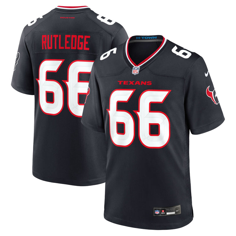 Houston Texans Keylan Rutledge Navy jersey – view 1