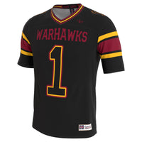 ULM Warhawks GameDay Greats Lightweight Collegiate Football Blackout Fashion Jersey - Black