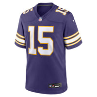 Minnesota Vikings Dallas Turner Purple jersey – view 3