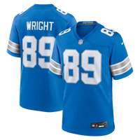 Detroit Lions Brock Wright Blue jersey – view 1