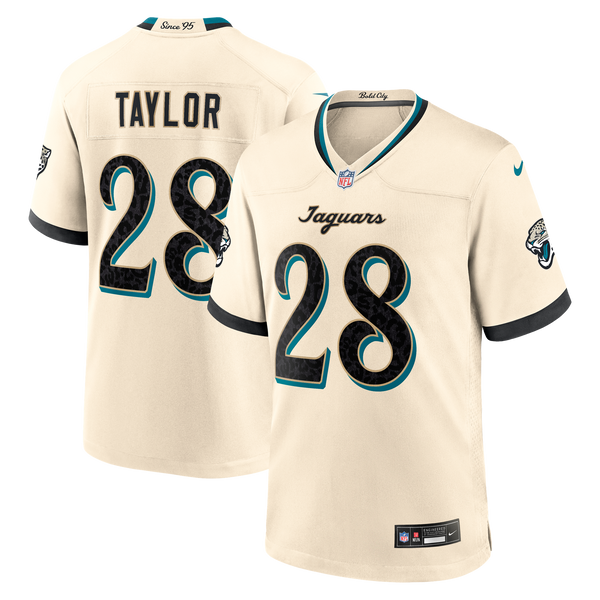 Jacksonville Jaguars Fred Taylor Nike Natural 2026 Rivalries Collection Game Jersey