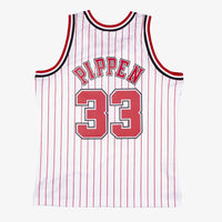 Chicago Bulls Mitchell & Ness Scottie Pippen 1995 Reload Swingman Authentic Jersey - White