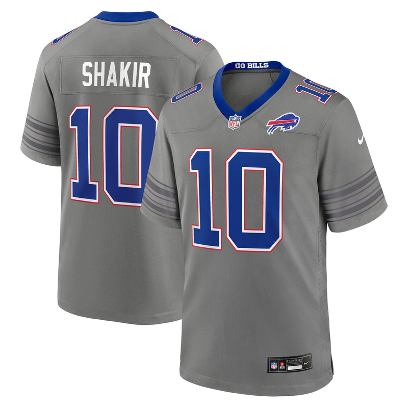 Buffalo Bills Khalil Shakir Gray jersey – view 1