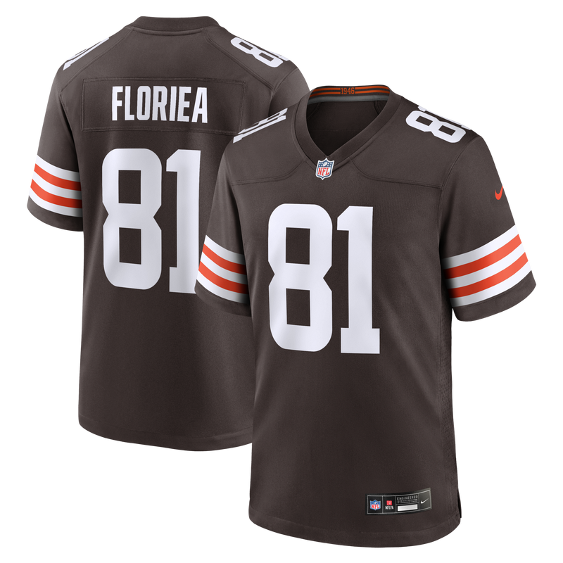 Cleveland Browns Luke Floriea Brown jersey – view 1