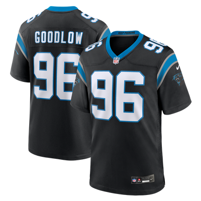 Carolina Panthers Anthony Goodlow Nike Black Team Game Jersey