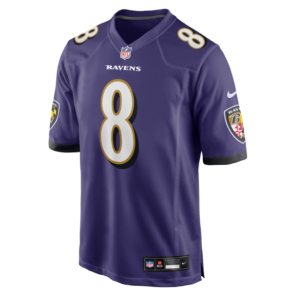 Baltimore Ravens Lamar Jackson Nike Purple Game Jersey