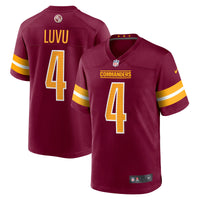 Washington Commanders Frankie Luvu Burgundy jersey – view 2