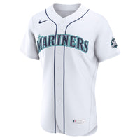 Seattle Mariners Matt Brash Nike White Home 50th Season Authentic Jersey