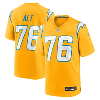 Los Angeles Chargers Joe Alt Gold jersey – view 2